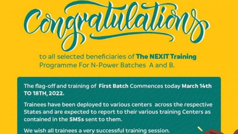 Full List: Npower Nexit Training Center & Venue