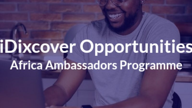 iDixcover Africa: Nigeria Ambassador Programme 2022