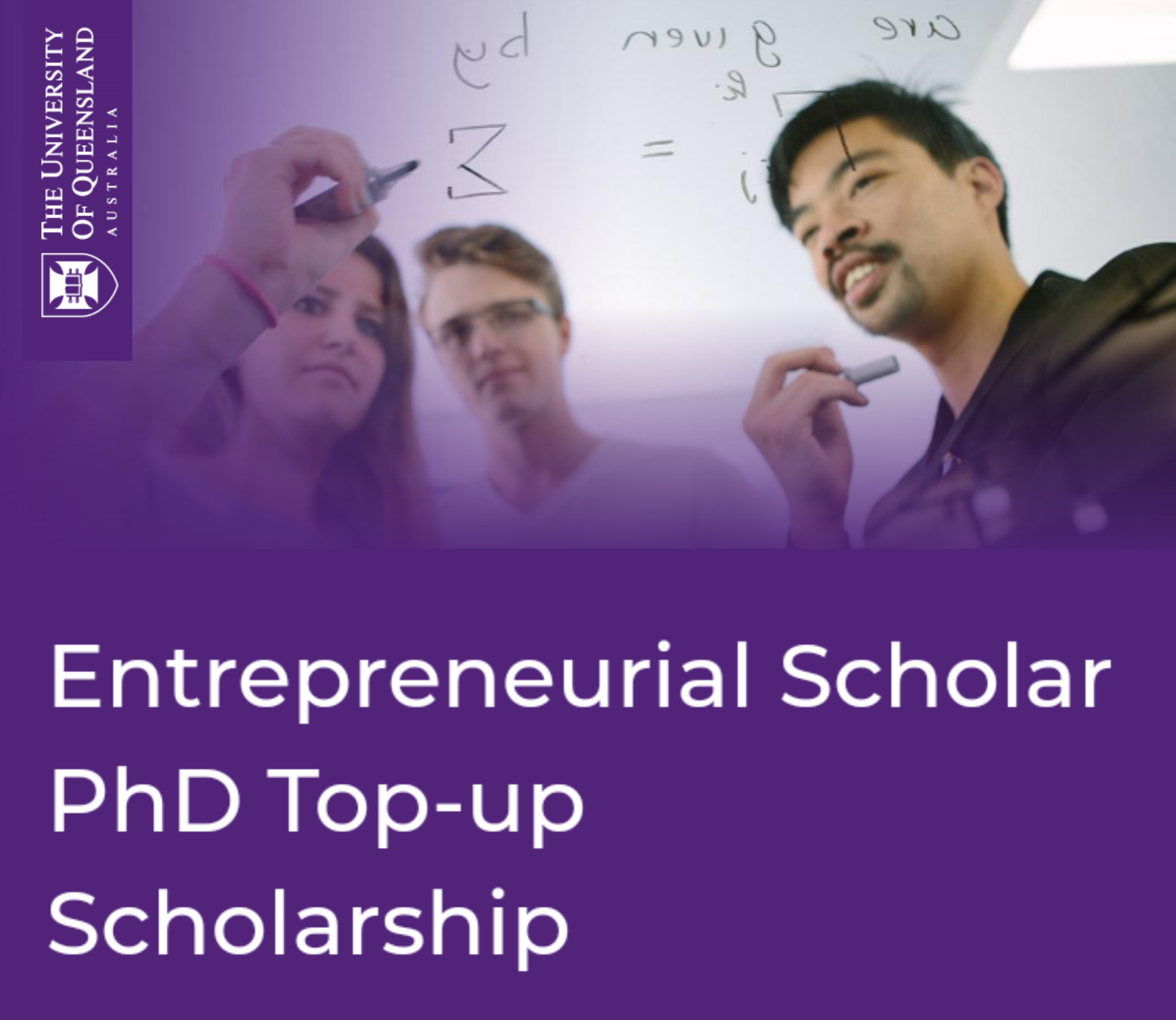 Entrepreneurial Scholar University of Queensland PhD Top-up Scholarship 2022-2023