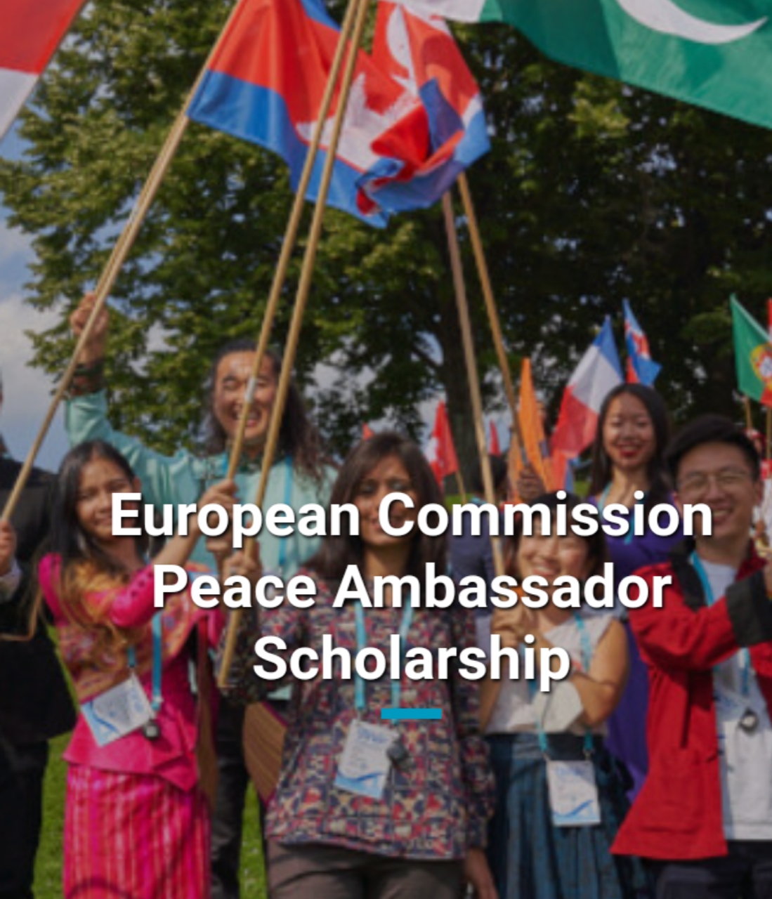 Apply: 2022 European Commission Peace Ambassador Scholarship