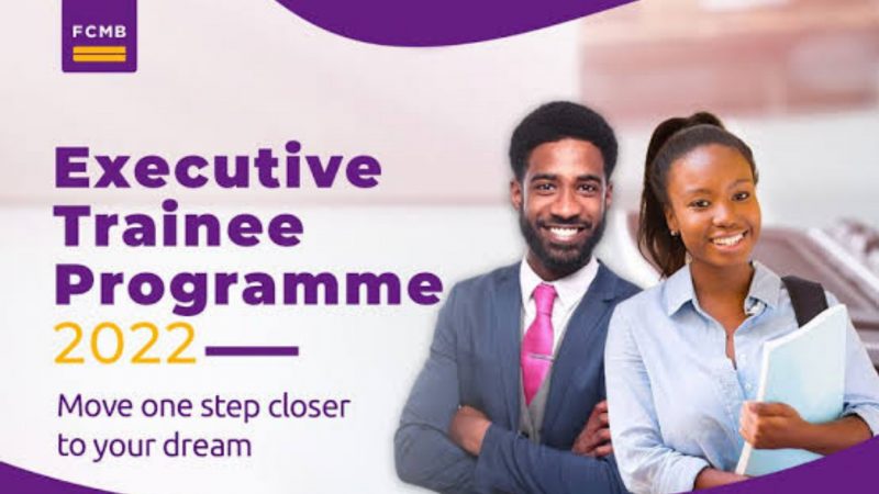 Link To Apply for 2022 Executive Trainee Programme at FCMB