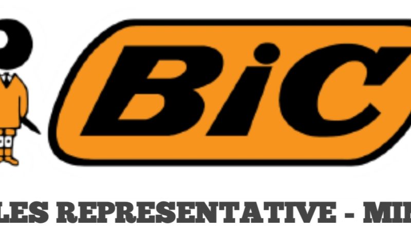 BIC Sales Representative Job Vacancy  (Minna)