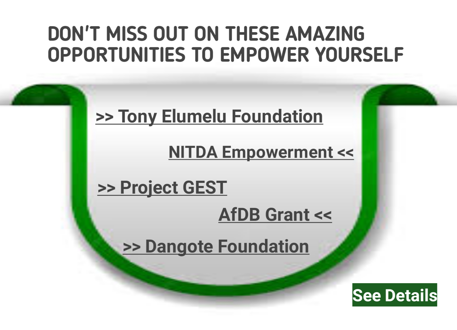 Don’t Miss Out on These Amazing Opportunities to Empower Yourself in Nigeria