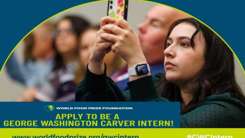 Link To Apply for 2023 George Washington Carver Internship Programme