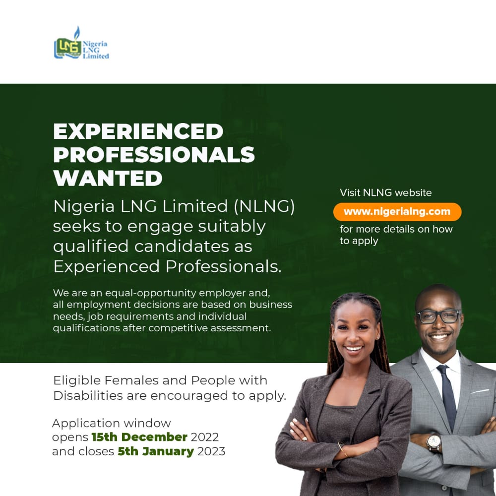 www.nigerialng.com – LNG Recruitment 2023 Application Form Portal