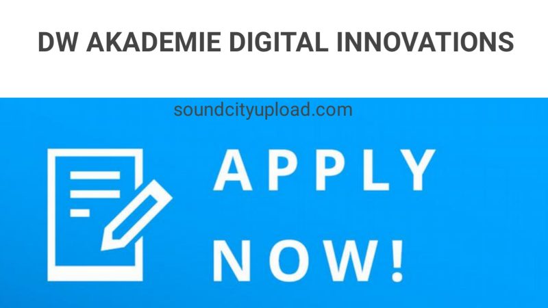 DW Akademie Digital Innovations 2023 Application Form Portal.