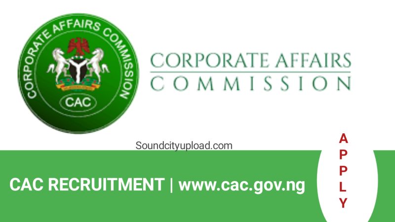 CAC Recruitment Application Form Portal | www.cac.gov.ng